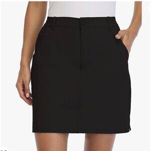 Willit UPF 50+ Quick Dry Skort Size XXL Black New With Tags